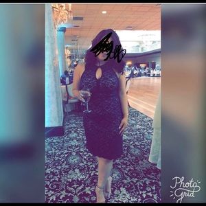 Navy blue dress